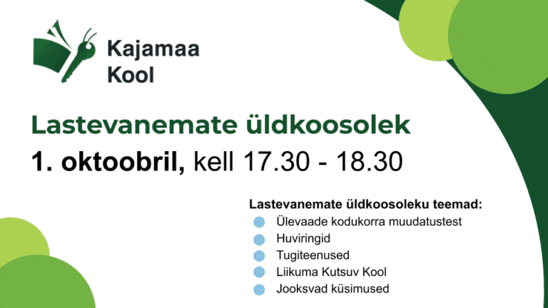 Lastevanemate üldkoosolek
