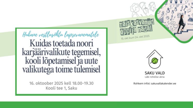 Üritust tutvustav plakat
